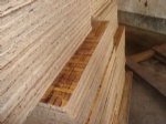Unfaced bamboo plywood